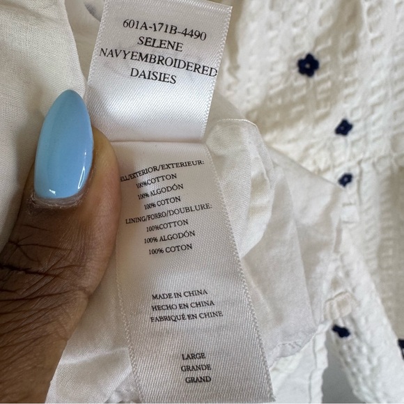 Rails Selene Floral Embroidered Seersucker Dress - Picture 9 of 10